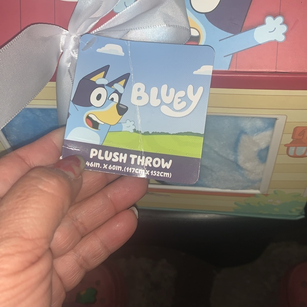 Bluey- plush throw - Picture 3 of 4